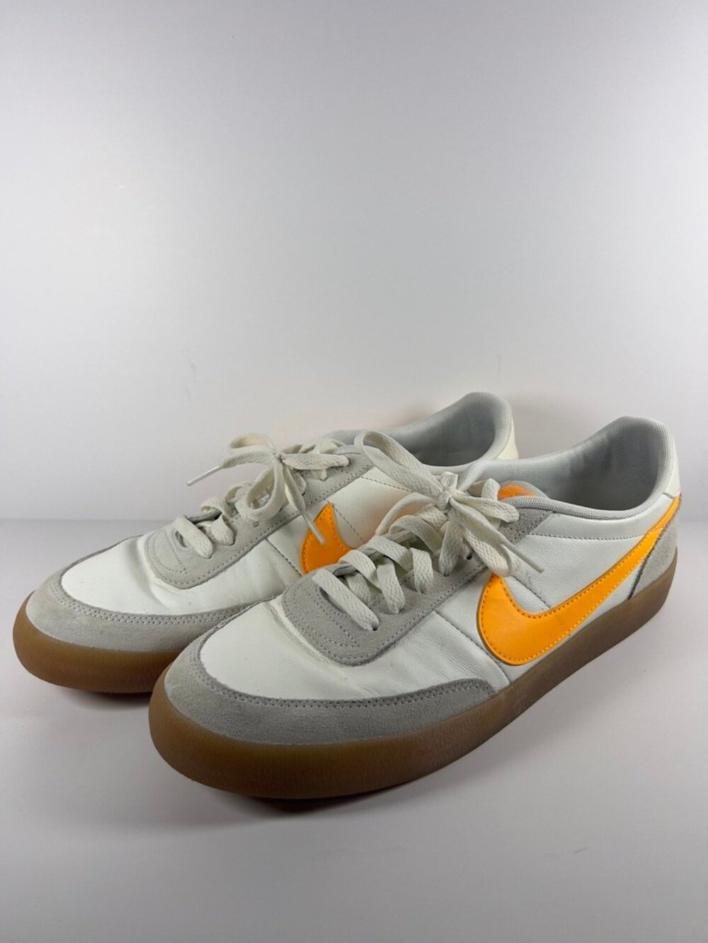 Nike 432997-125 Killshot 2 Leather Sneakers Sail Laser Orange Gum Shoes Mens 11